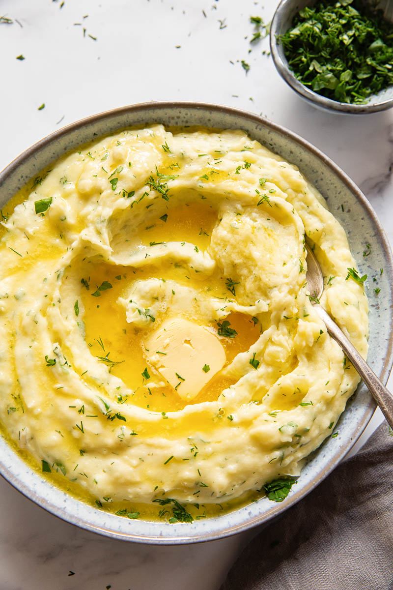 Herbed Garlic Mashed Potatoes