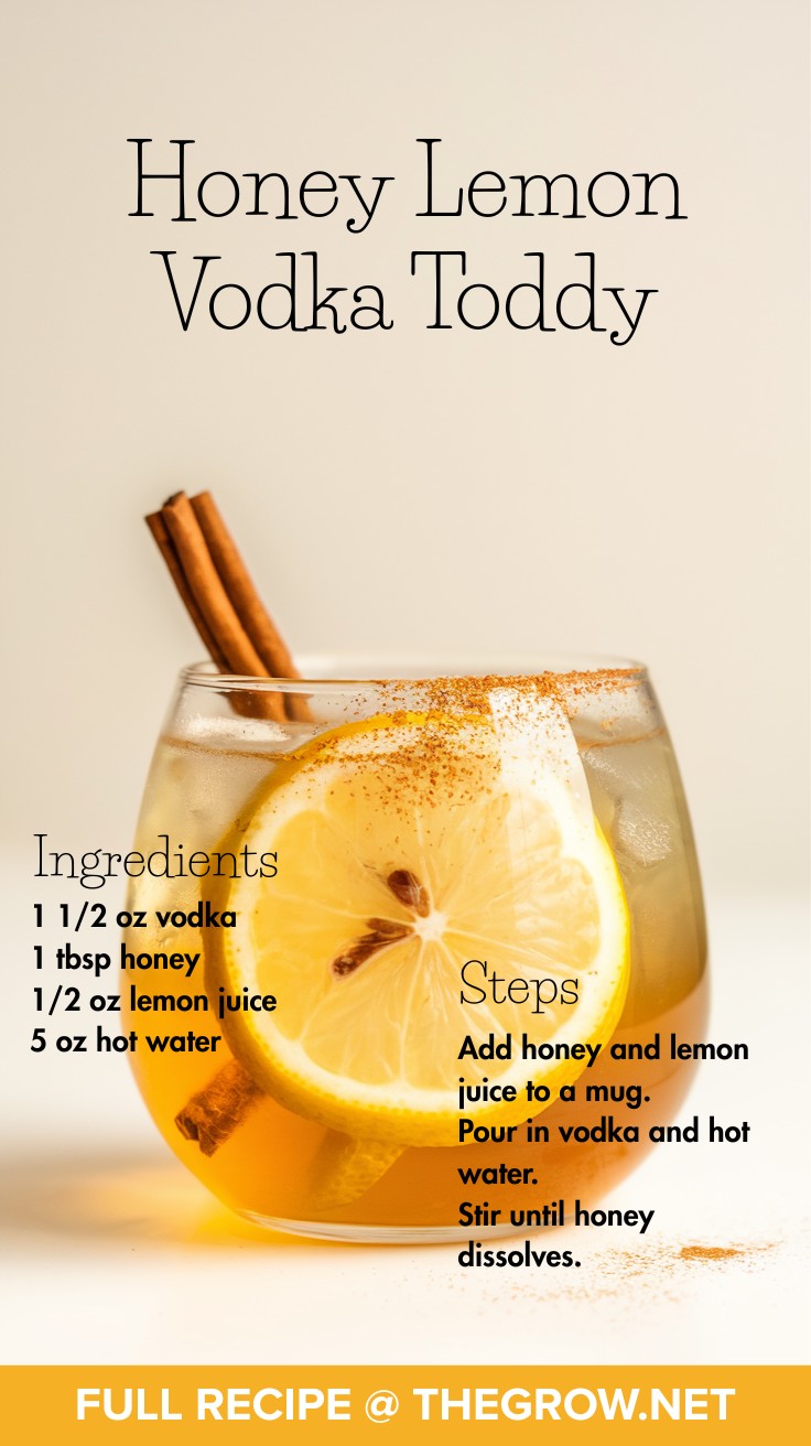 Honey Lemon Vodka Toddy
