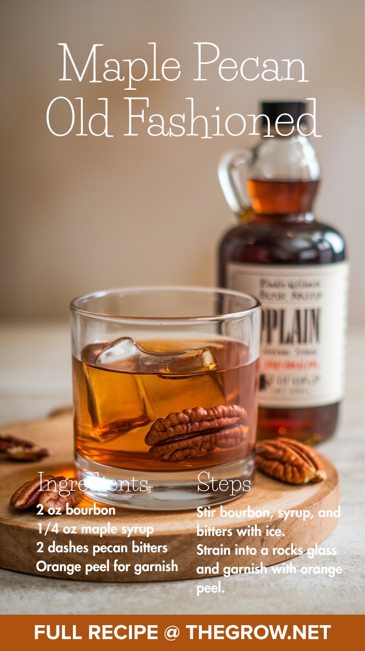 Maple Pecan Old Fashioned