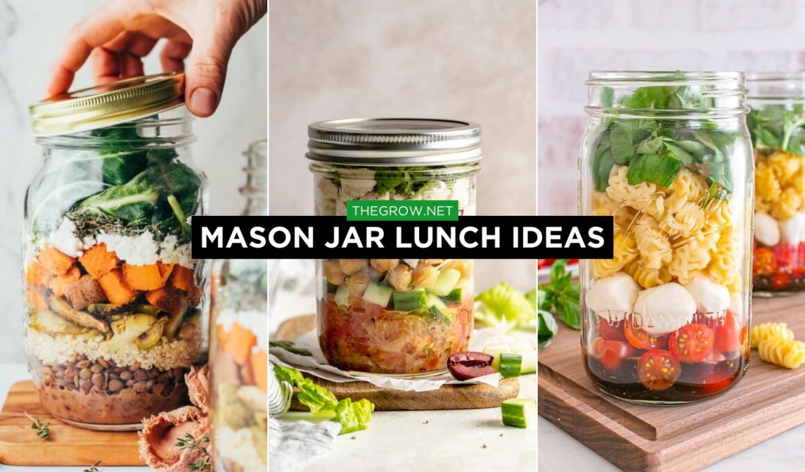Mason Jar Lunch Ideas