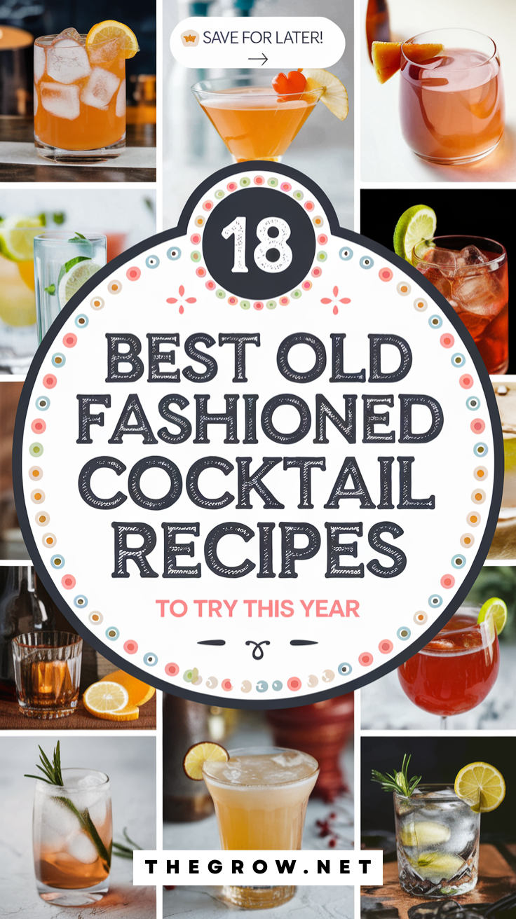 Old Fashioned Cocktail Recipes