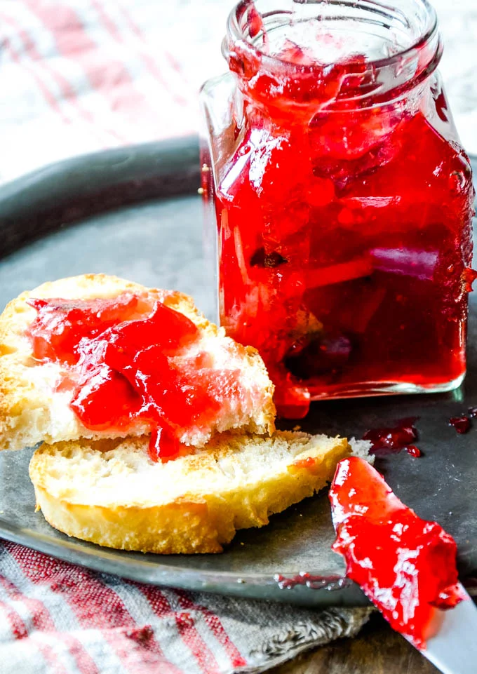 Orange Cranberry Ginger Jam