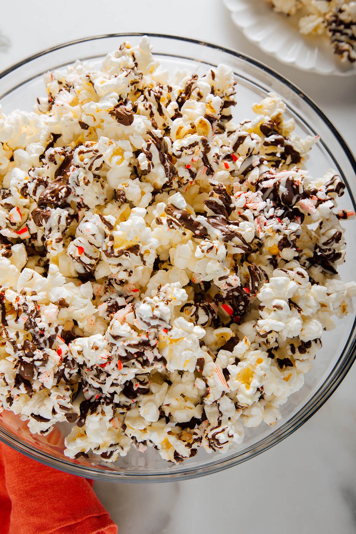 Peppermint Chocolate Popcorn Mix