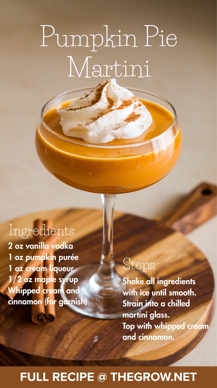 Pumpkin Pie Martini