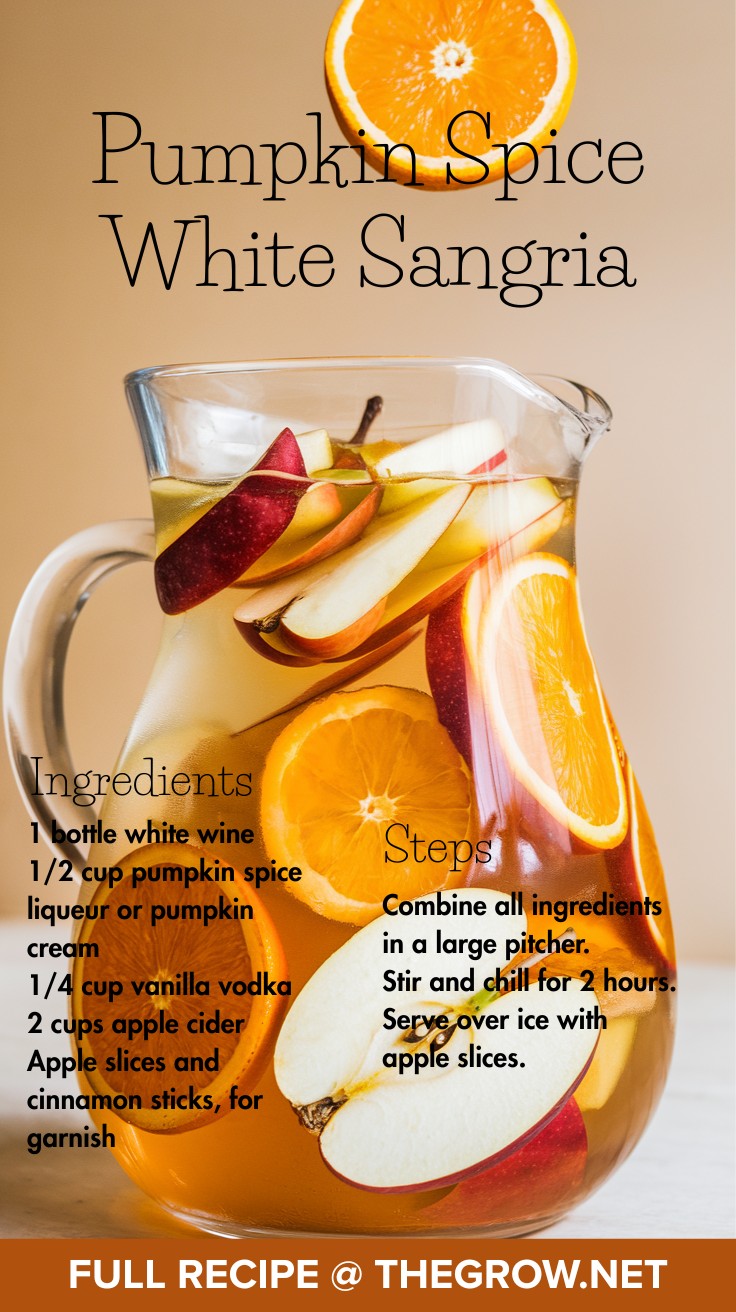 Pumpkin Spice White Sangria