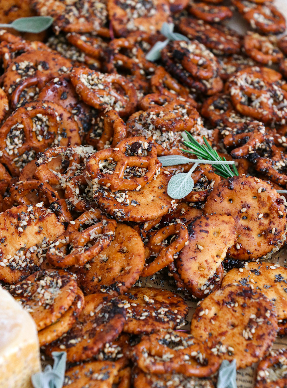 Rosemary Parmesan Snack Mix