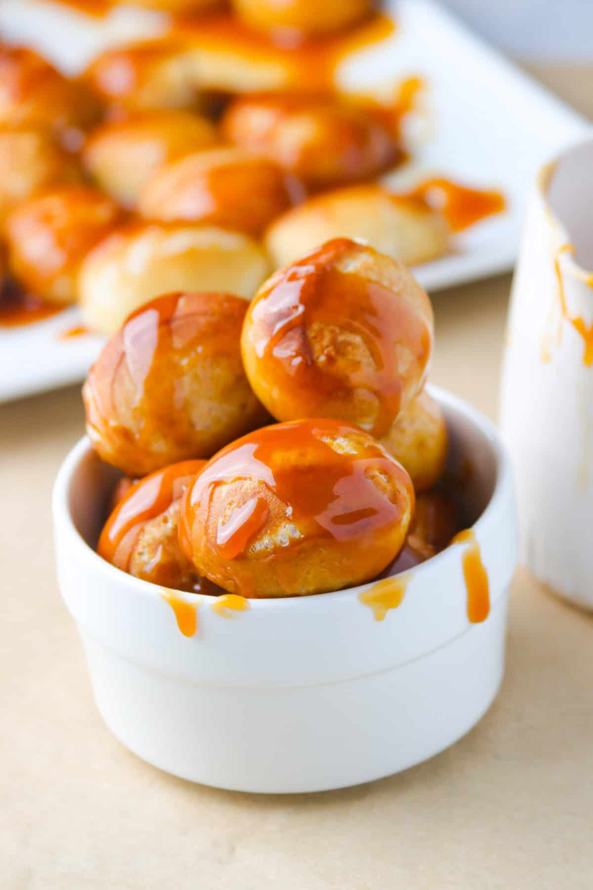 Salted Caramel Pretzel Bites