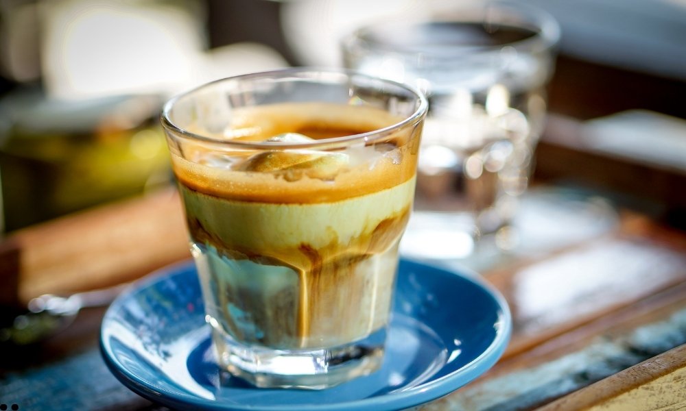Salted Caramel Whiskey Affogato