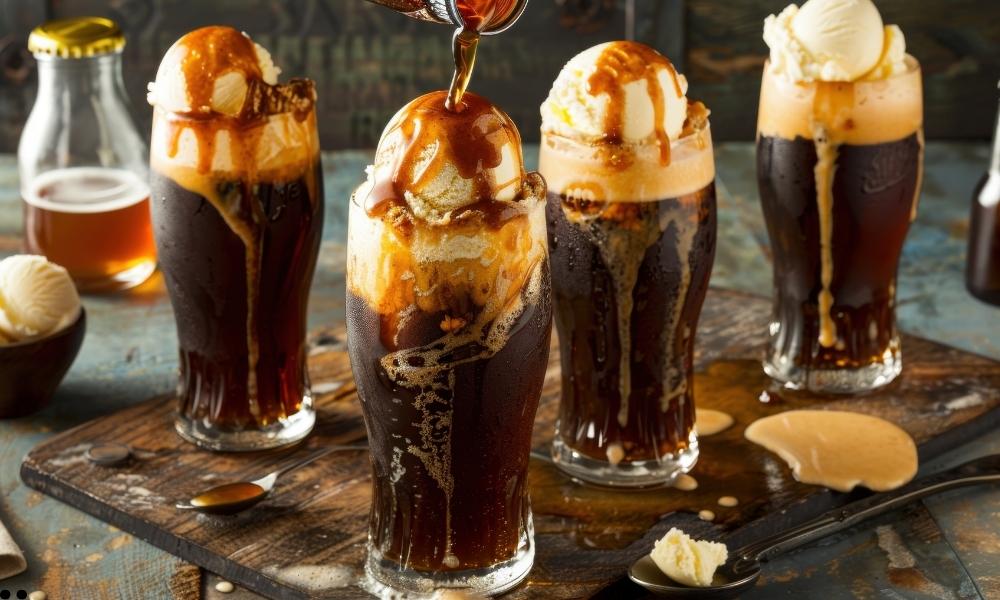 Salted Caramel Whiskey Float