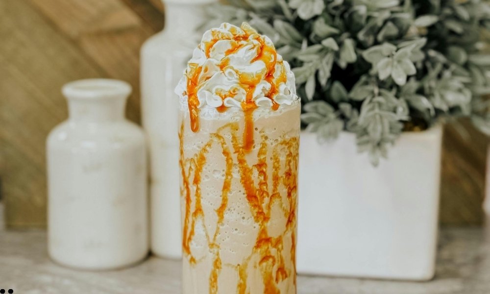Salted Caramel Whiskey Frappe