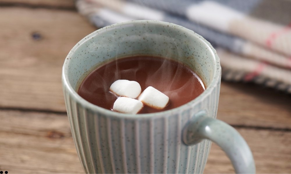 Salted Caramel Whiskey Hot Chocolate