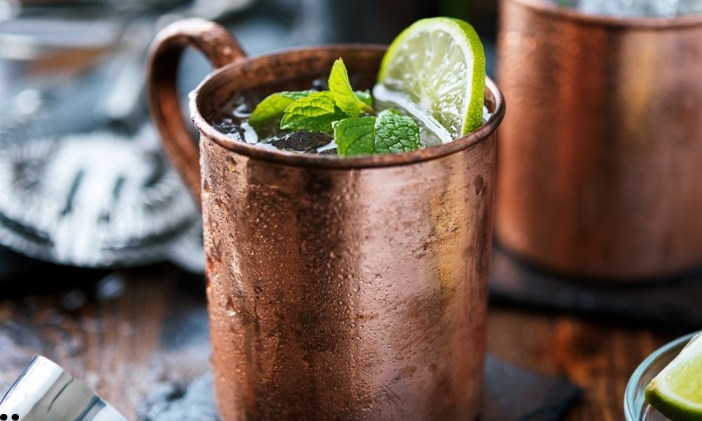 Salted Caramel Whiskey Mule