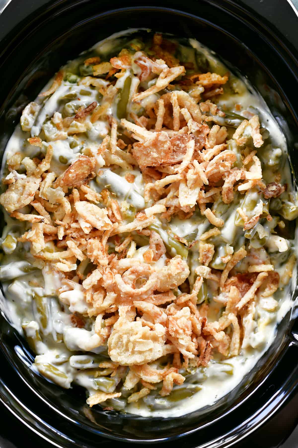 Slow Cooker Green Bean Casserole