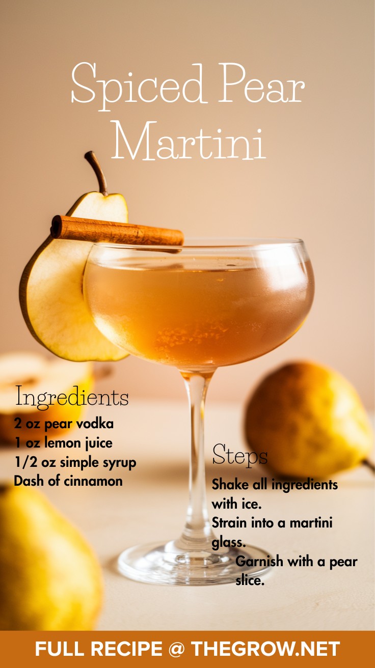 Spiced Pear Martini