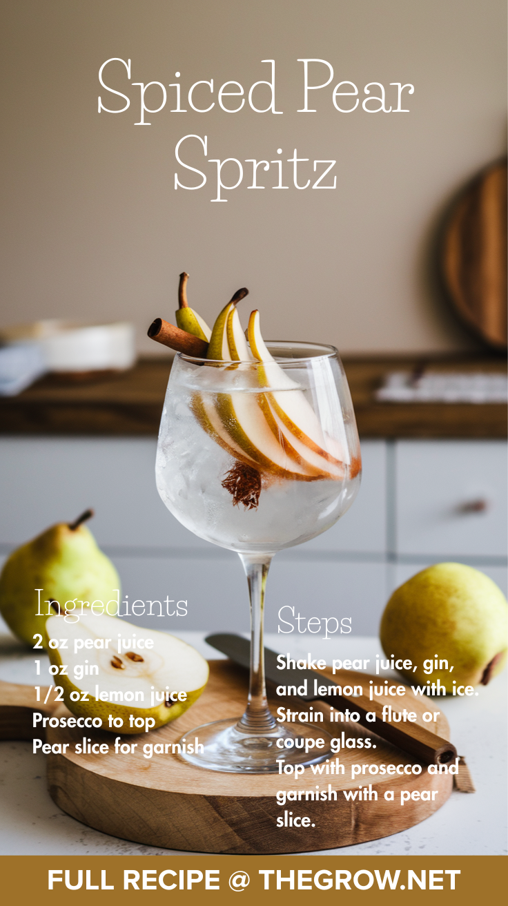 Spiced Pear Spritz