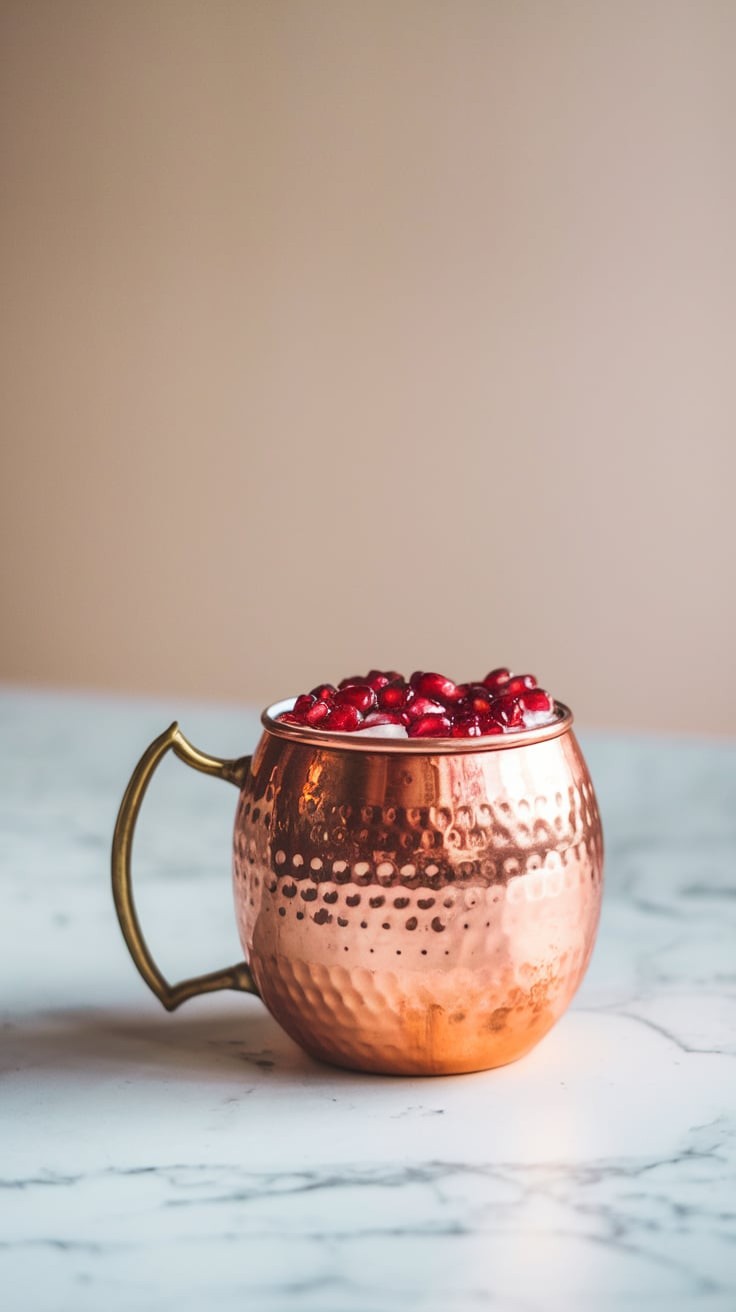Spiced Pomegranate Mule