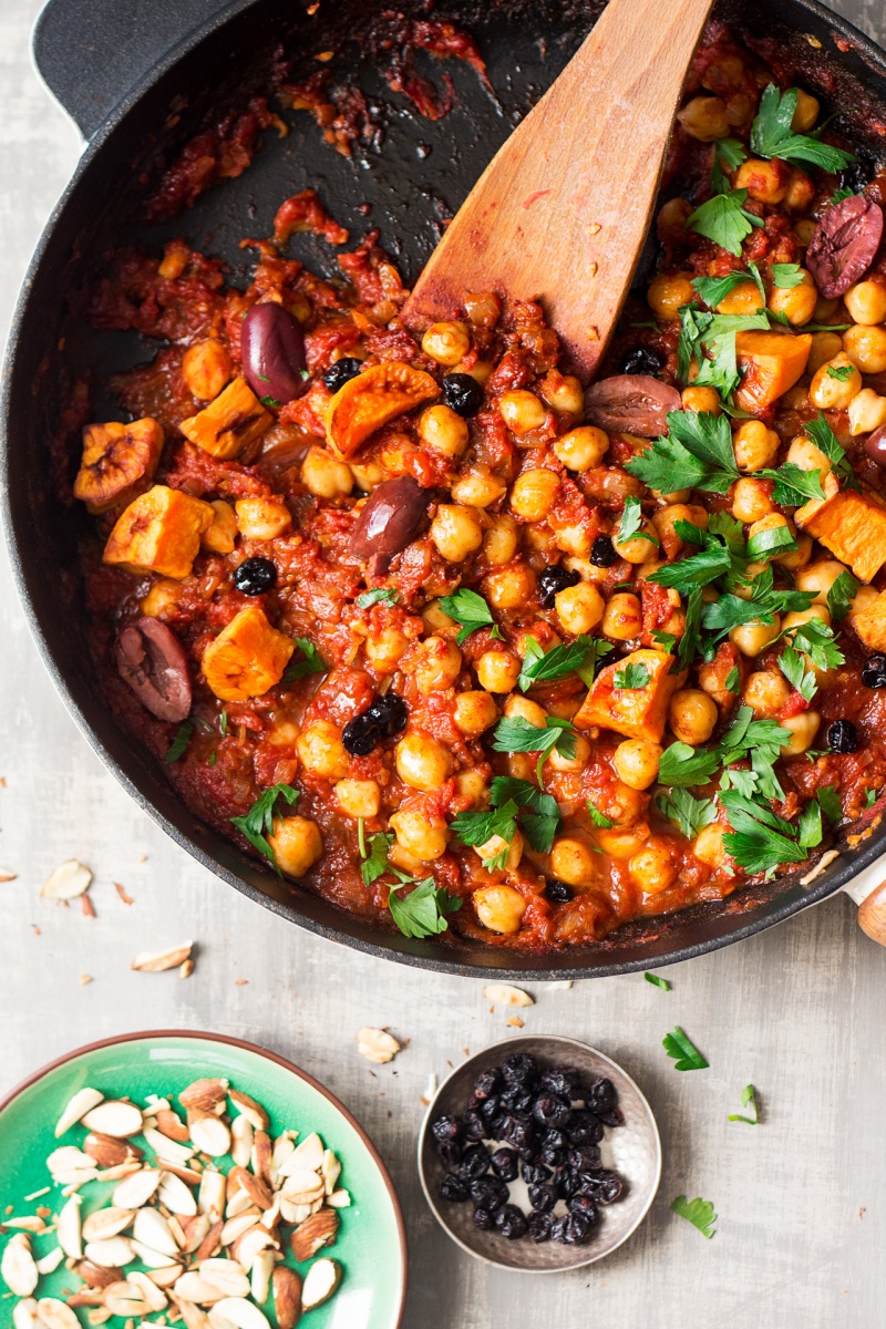 Spicy Moroccan Chickpea Stew