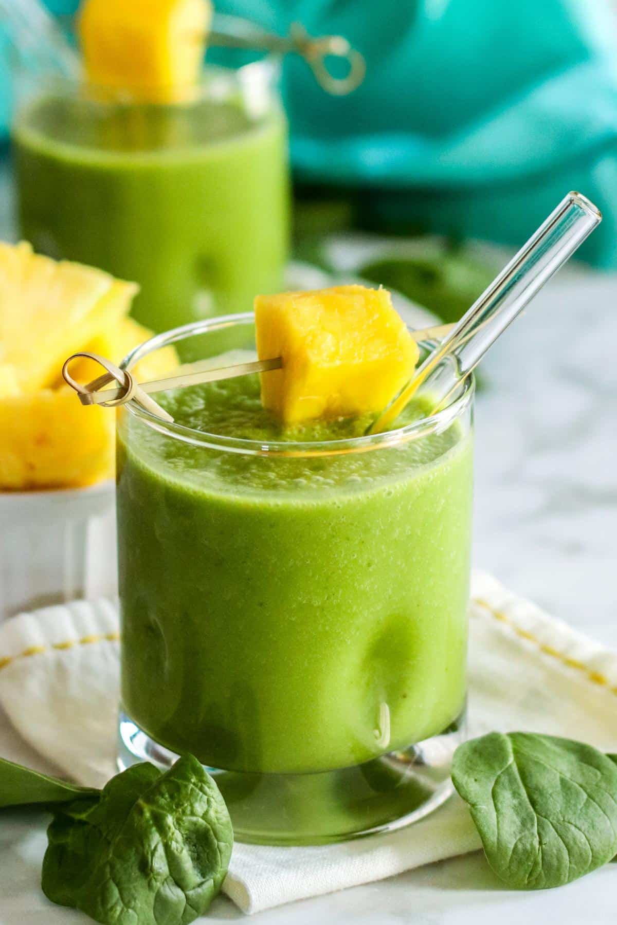 Spinach Pineapple Green Juice