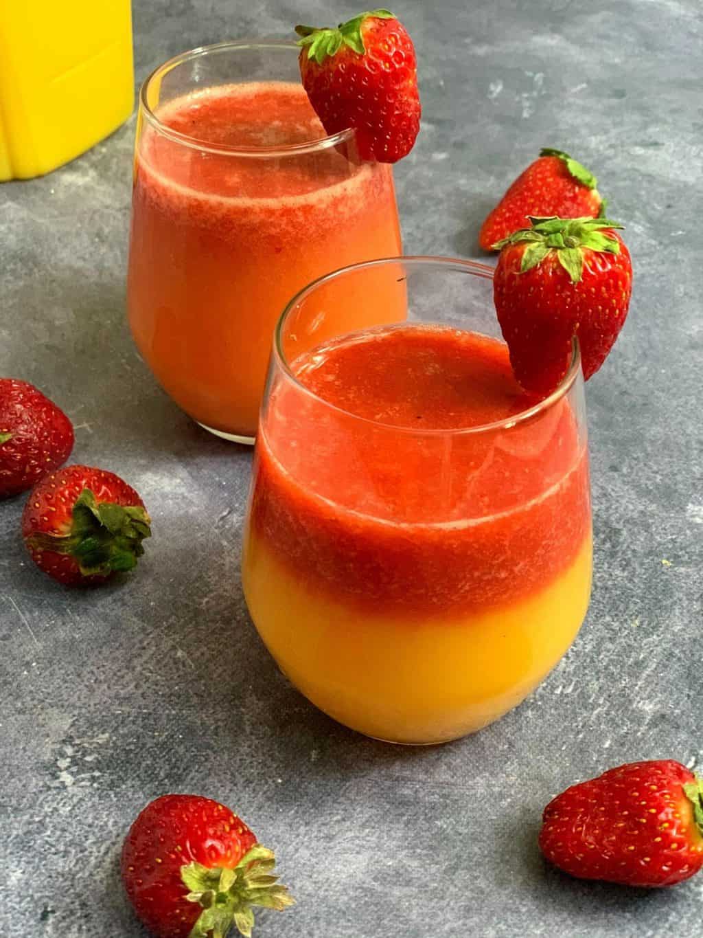 Strawberry Orange Juice