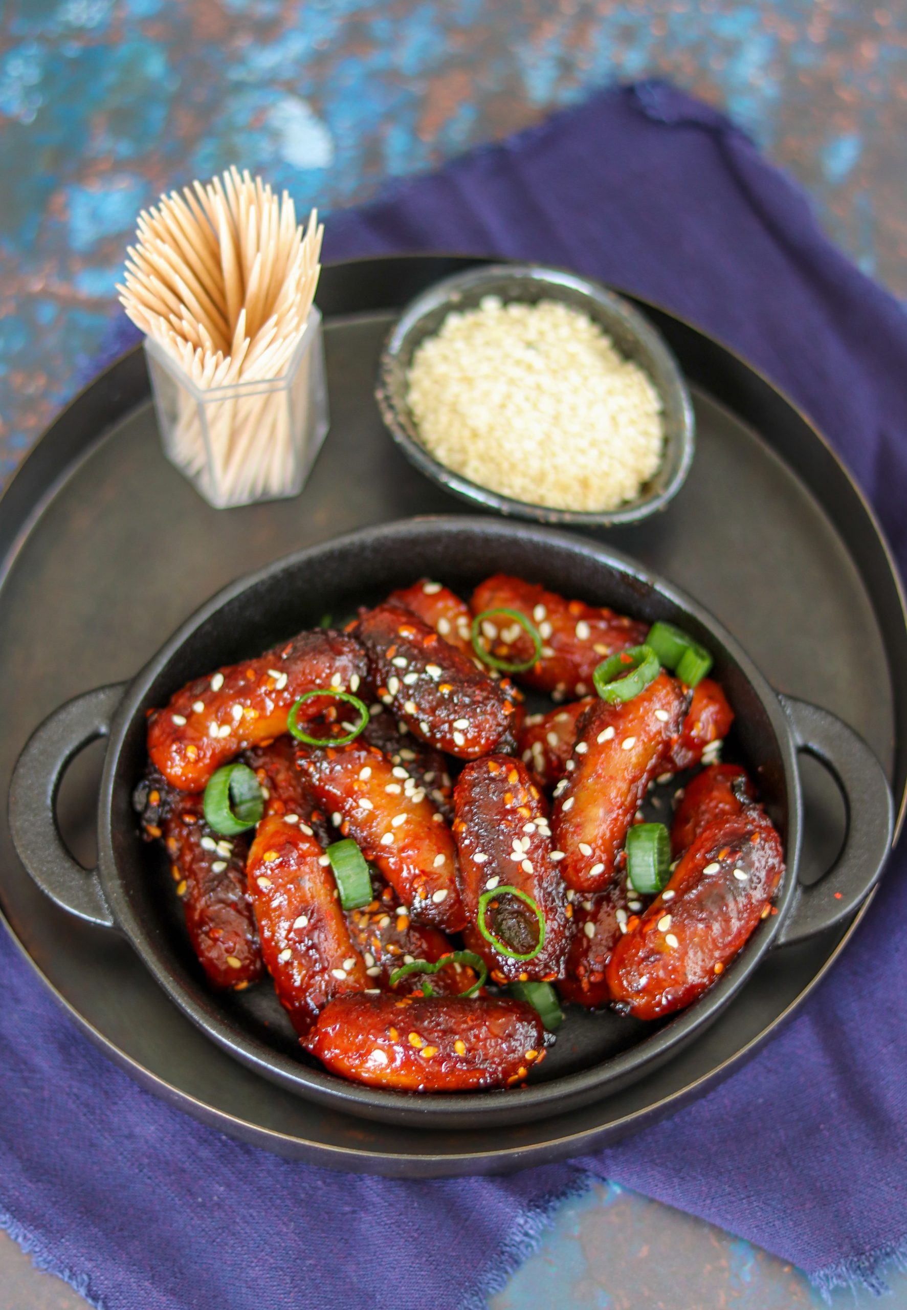 Sweet and Spicy Cocktail Sausages