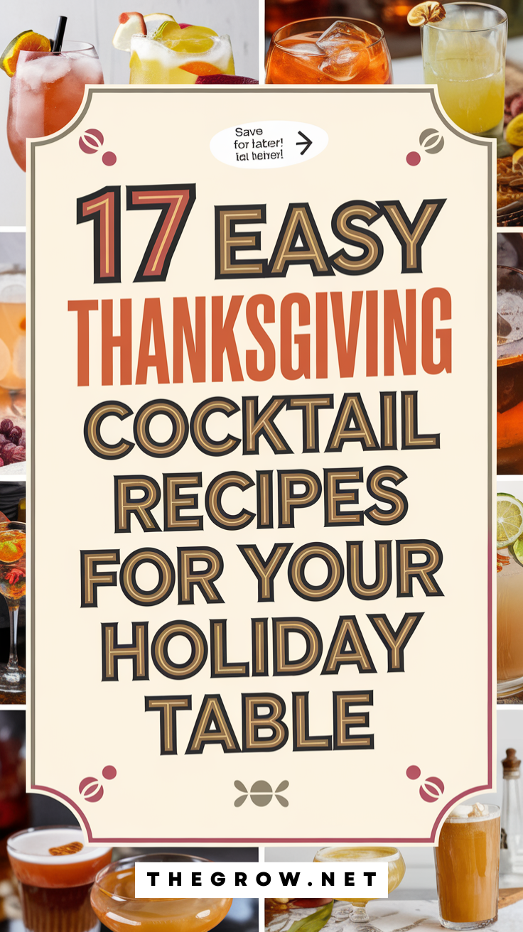 Thanksgiving Cocktail Recipes