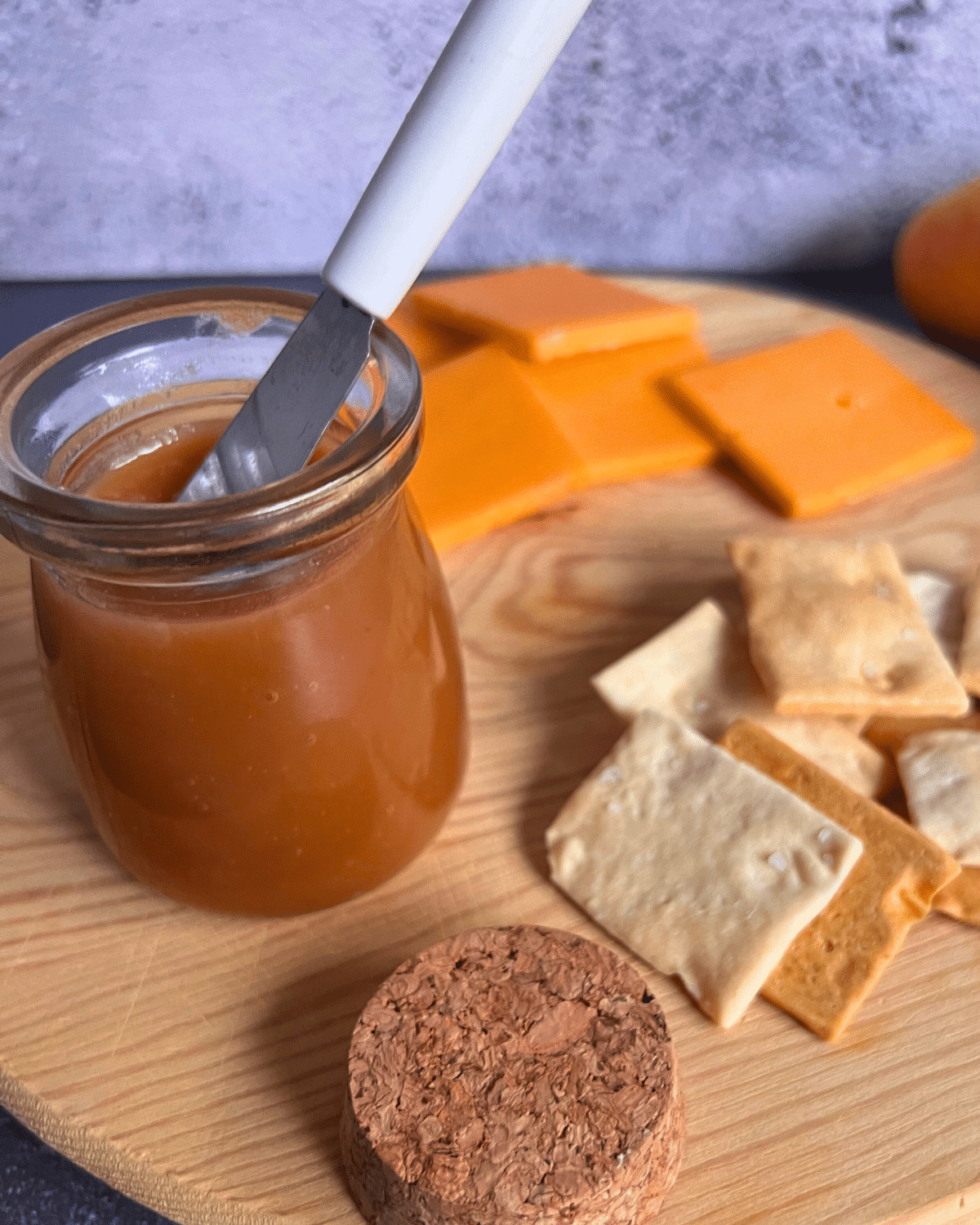 Vanilla Pear Butter with Sea Salt Caramel