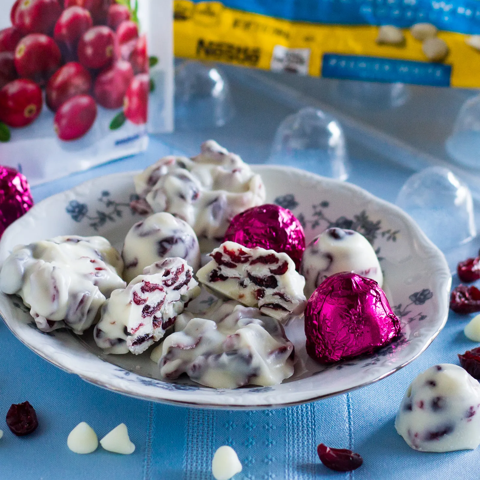 White Chocolate Cranberry Clusters