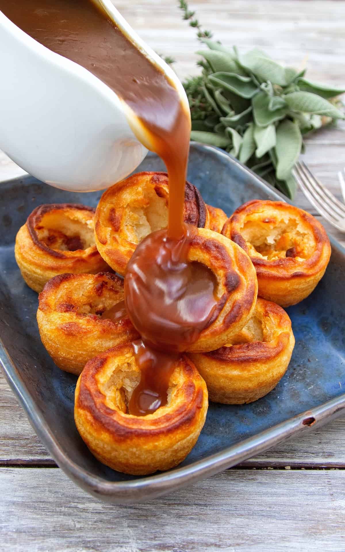 Yorkshire Puddings with Gravy