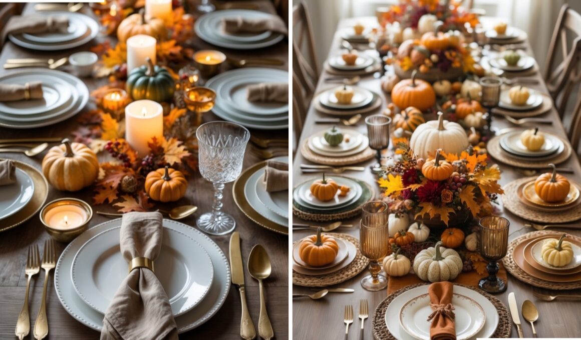 thanksgiving table settings