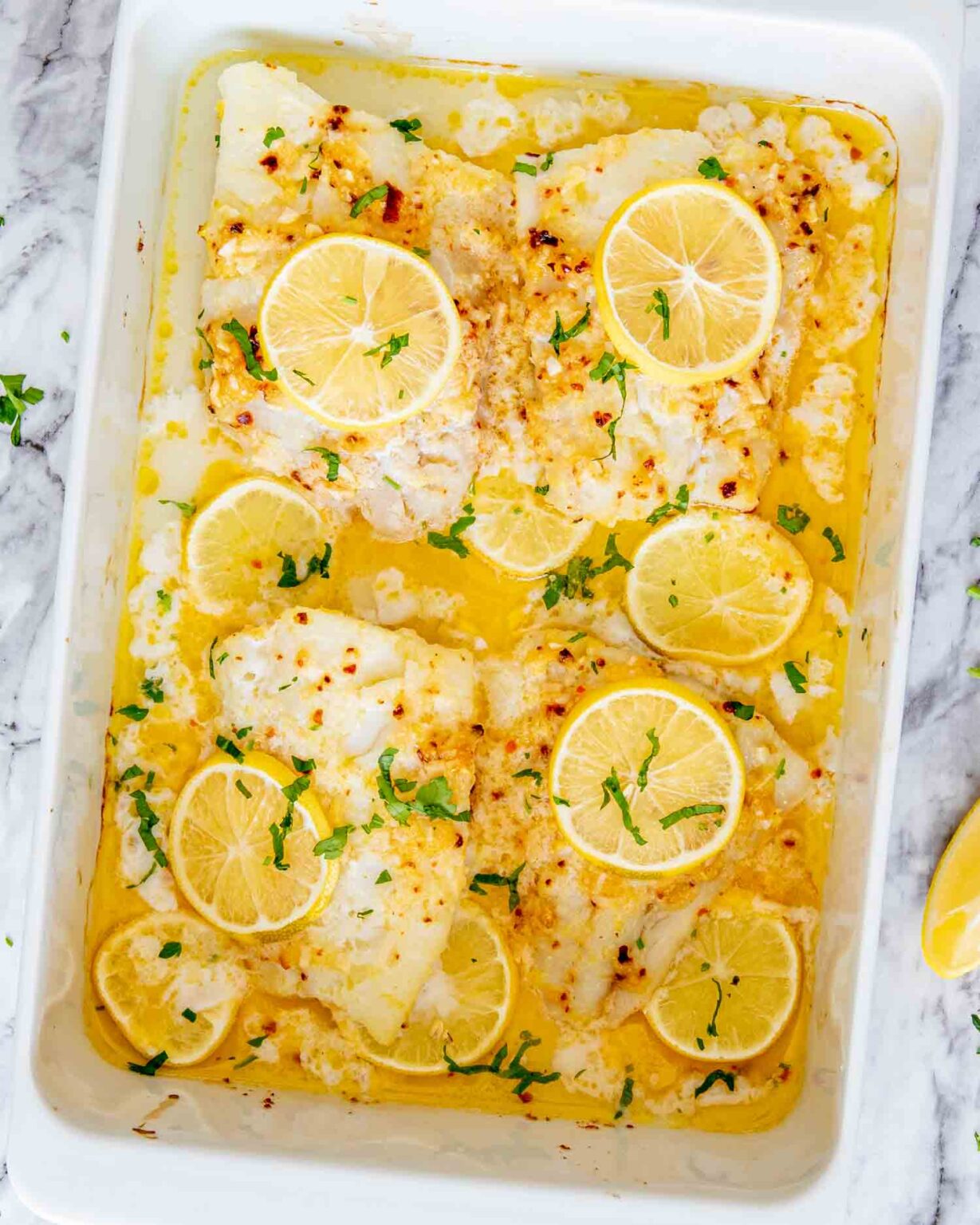 Baked Lemon Butter Cod