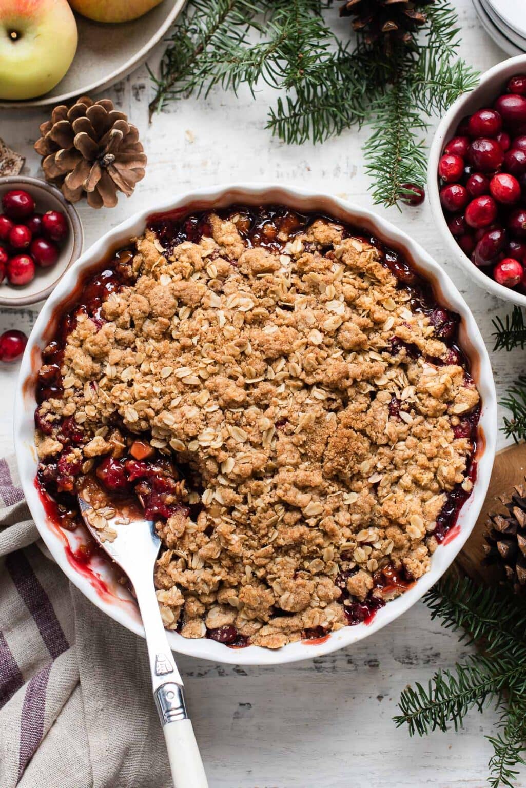 Cranberry Apple Crisp