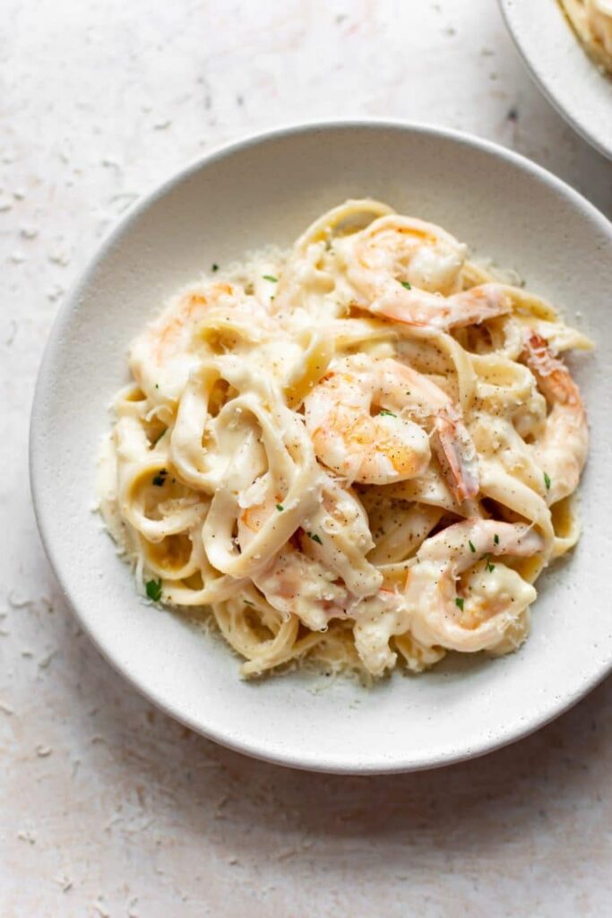 Creamy Shrimp Alfredo Pasta