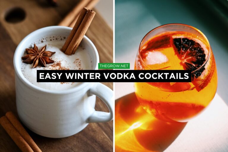 Easy Winter Vodka Cocktails