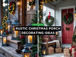 Rustic Christmas Porch Decorating Ideas