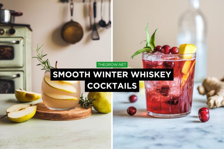 Smooth Winter Whiskey Cocktails
