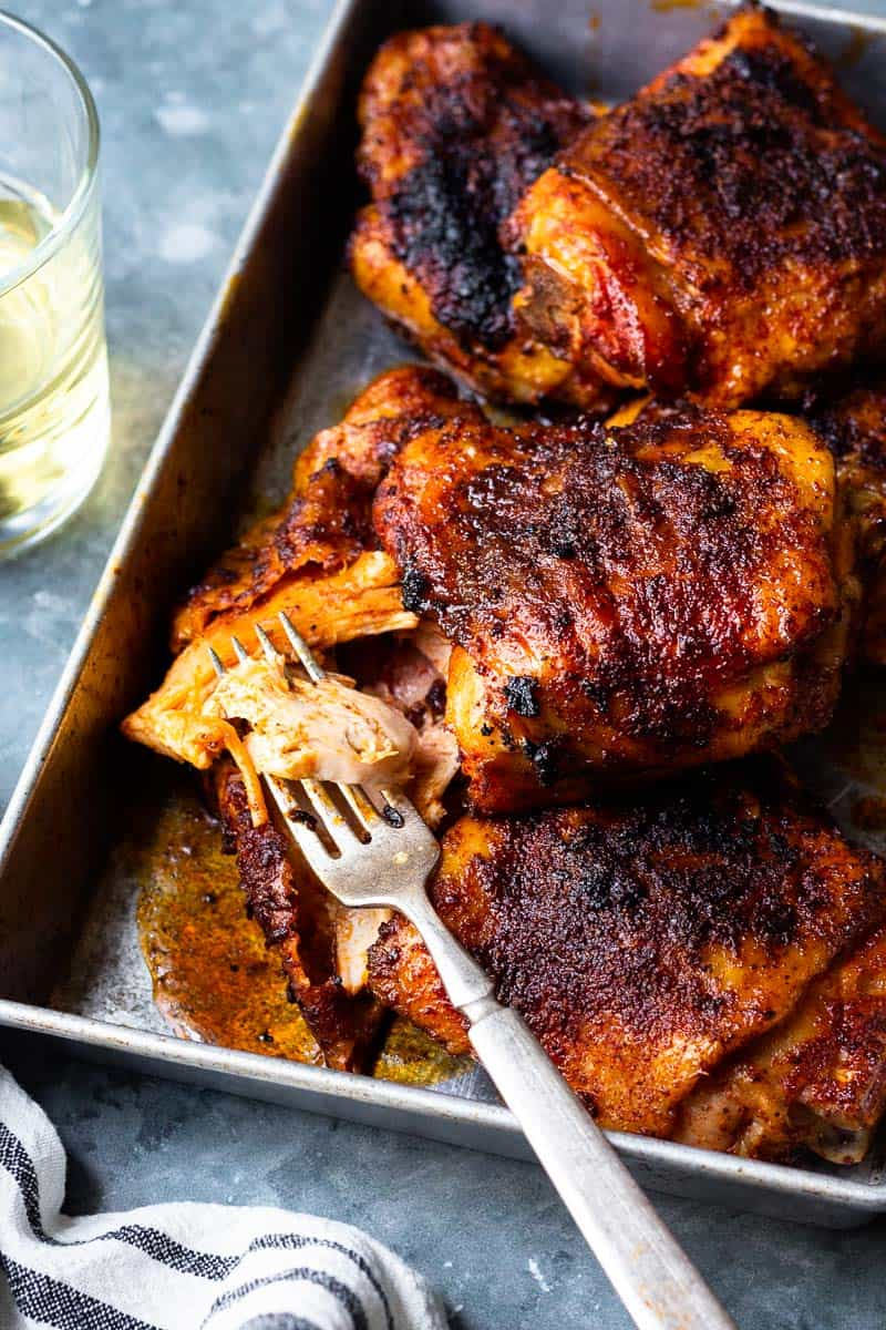Smoky Grilled BBQ Chicken Thighs