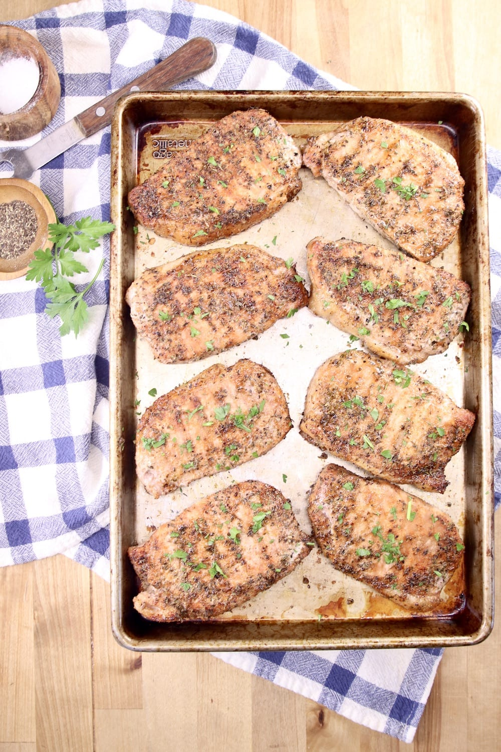 Grilled Garlic and Herb Pork Chops
