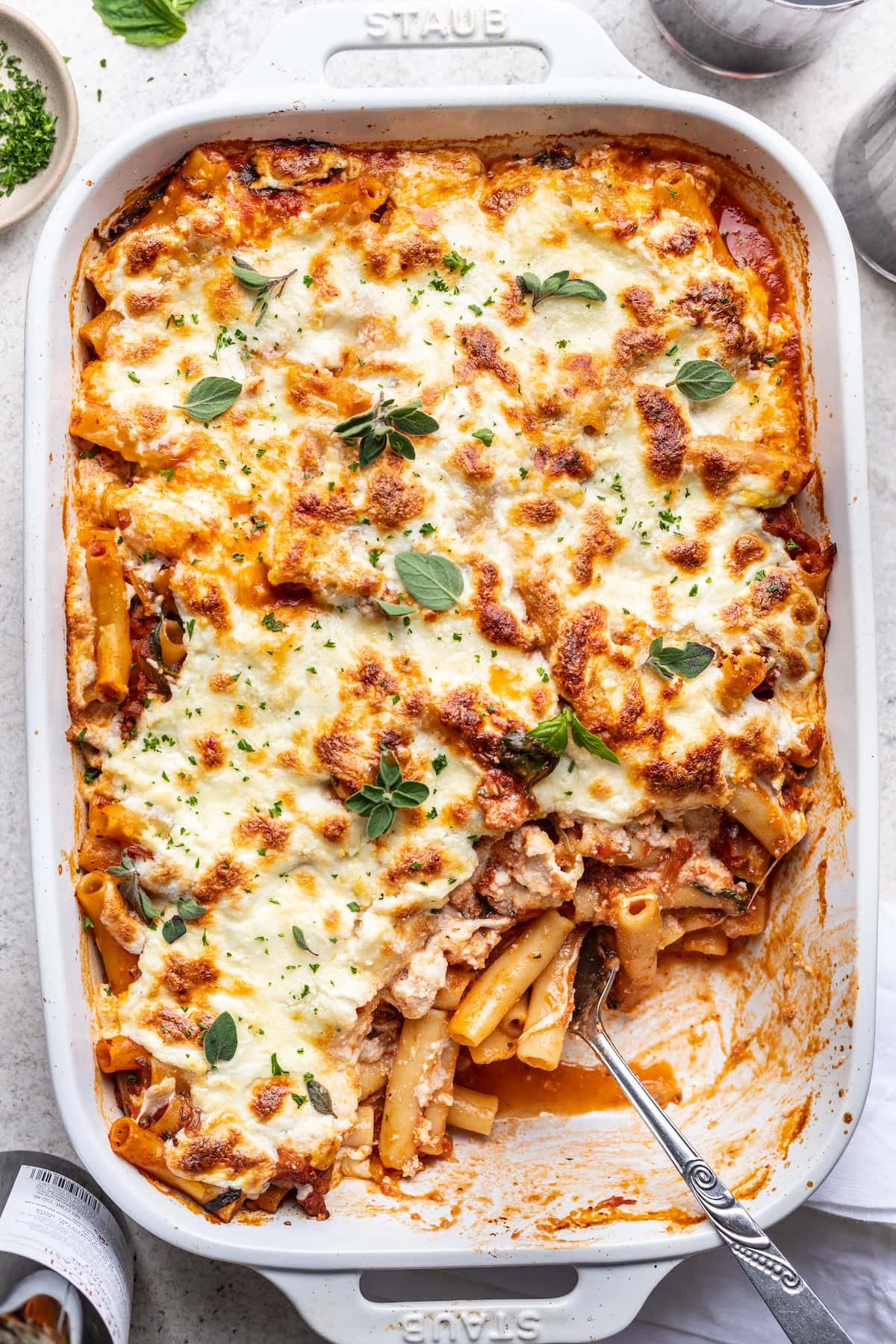  Baked Ziti with Sausage and Cheese