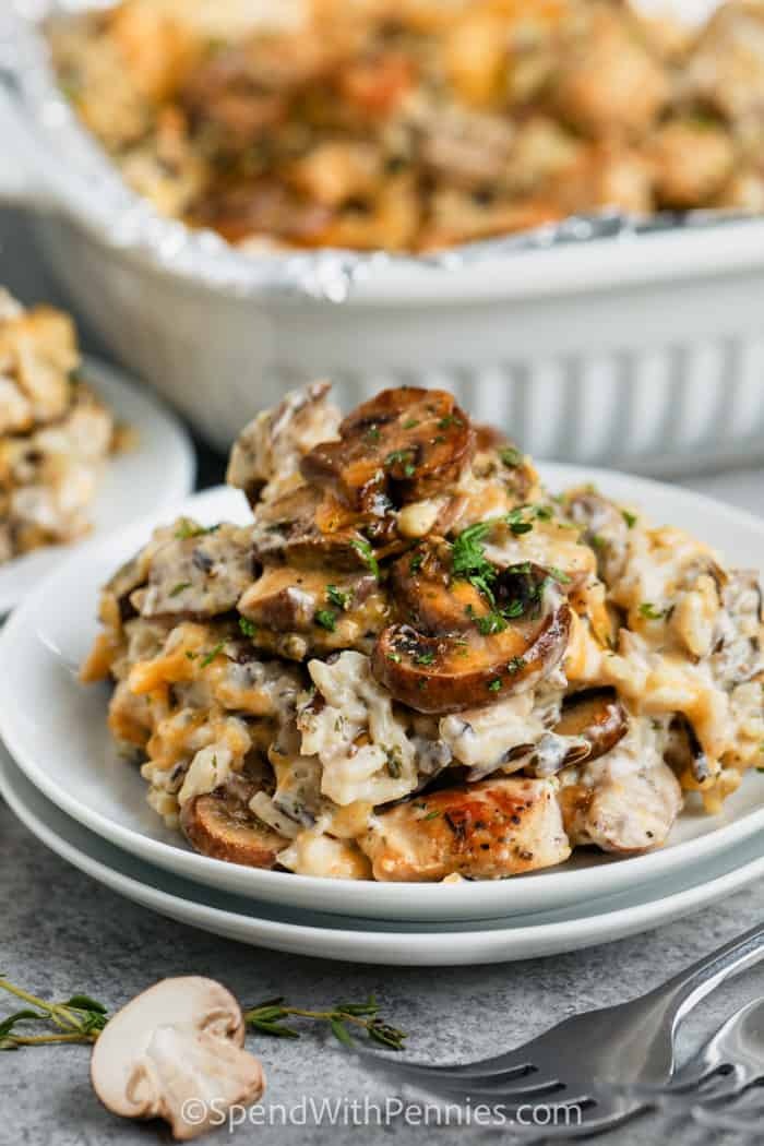Chicken and Wild Rice Casserole