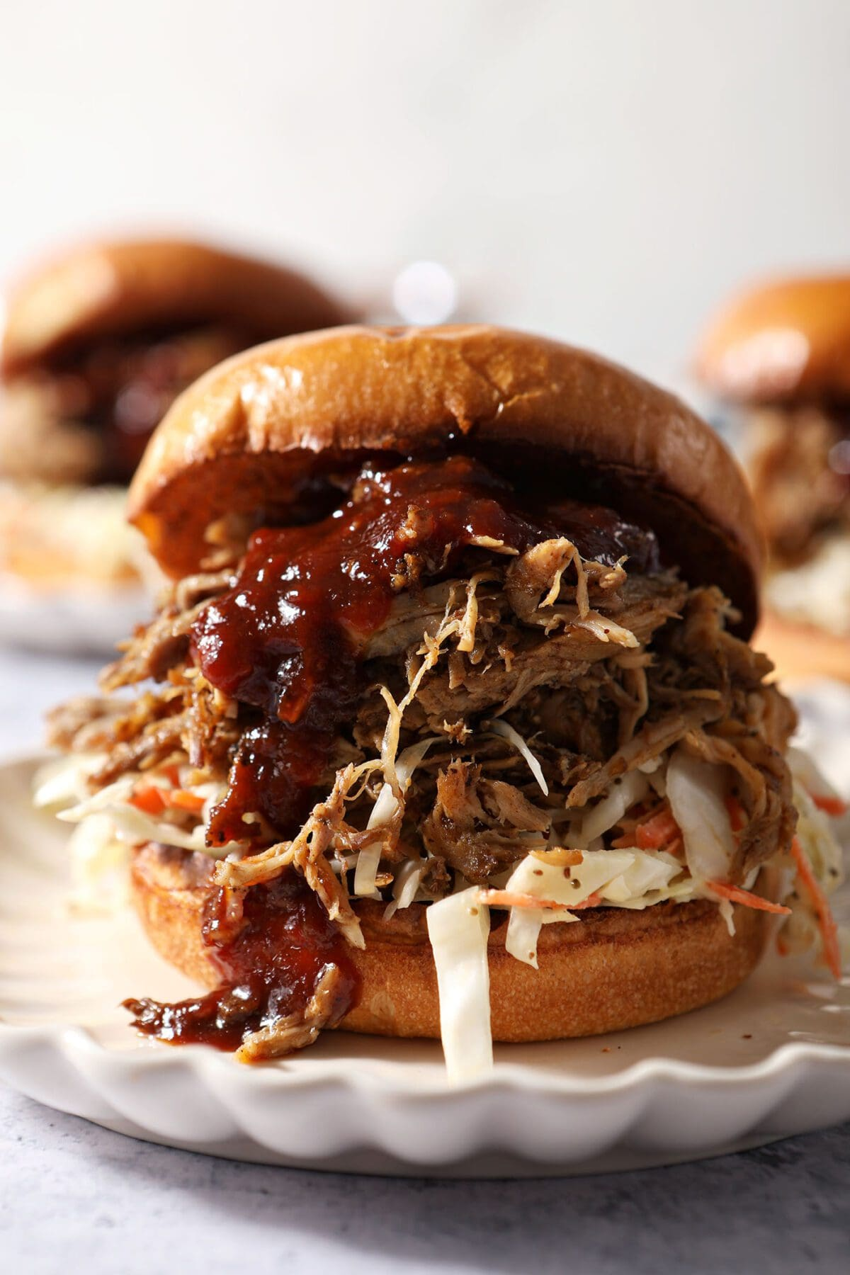 BQ Pulled Pork Sandwiches
