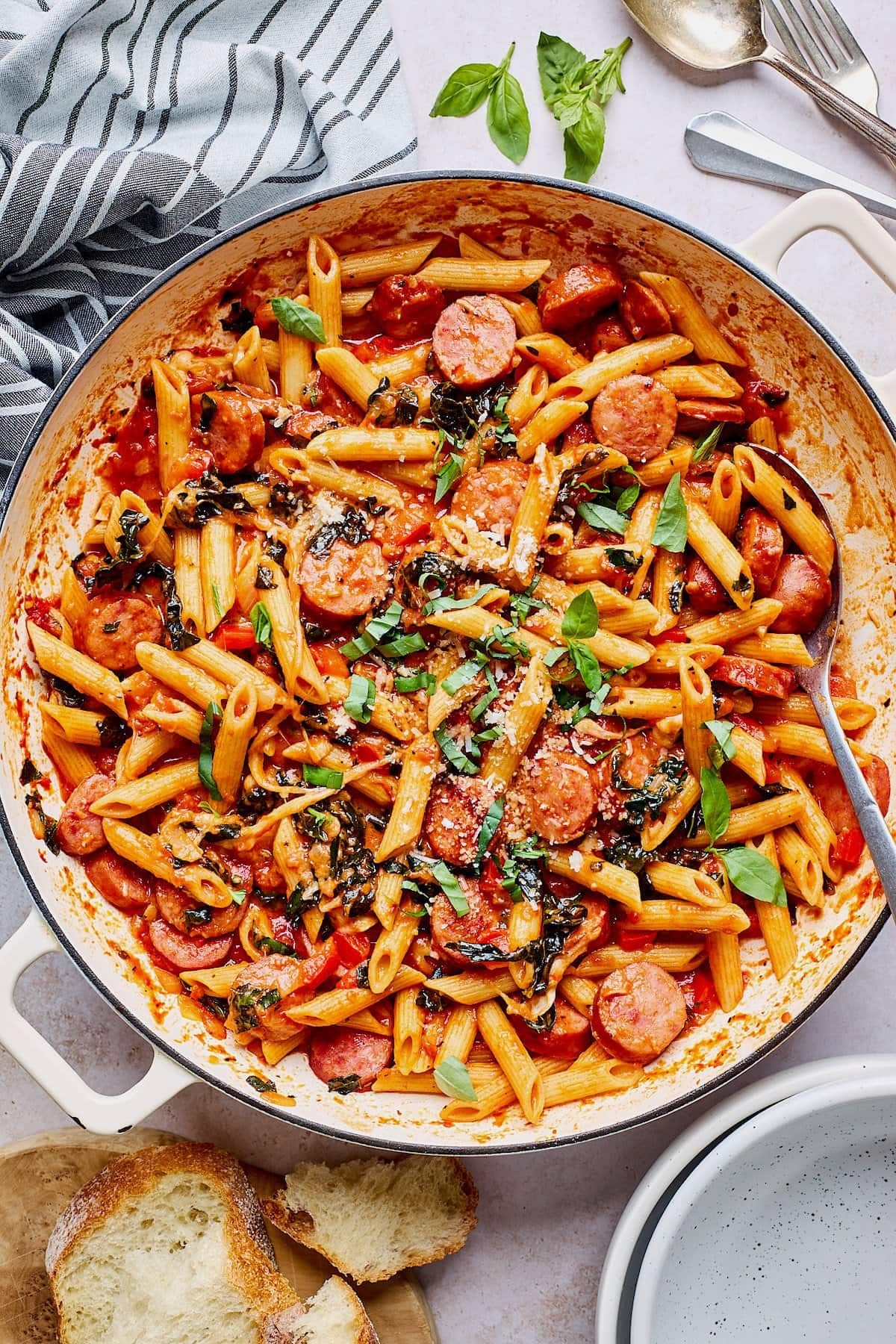 One-Pot Sausage and Tomato Pasta