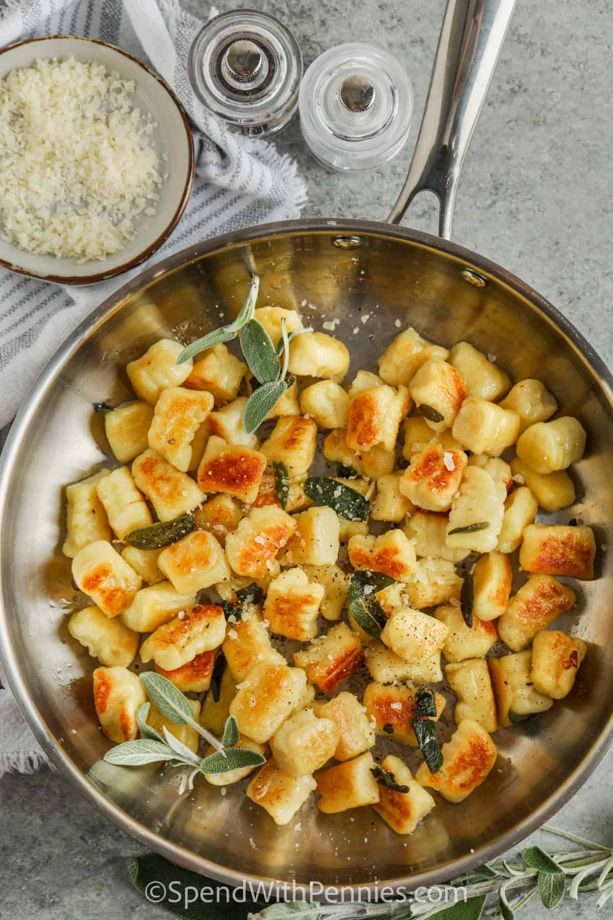 Gnocchi with Sage Butter Sauce