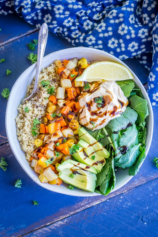 Roasted Winter Vegetable Buddha Bowl