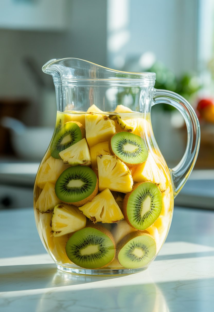 Pineapple Kiwi Sweet-Tart Water