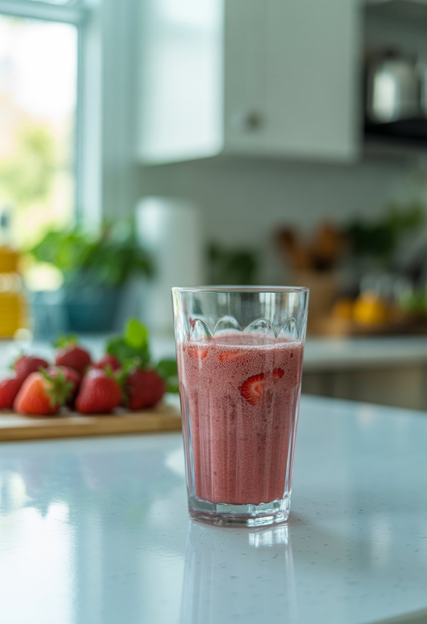 Strawberry Mint Clean Juice