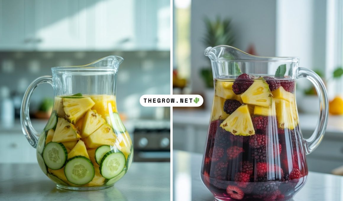 Sweet Pineapple Water Detox Recipes