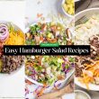 Easy Hamburger Salad Recipes