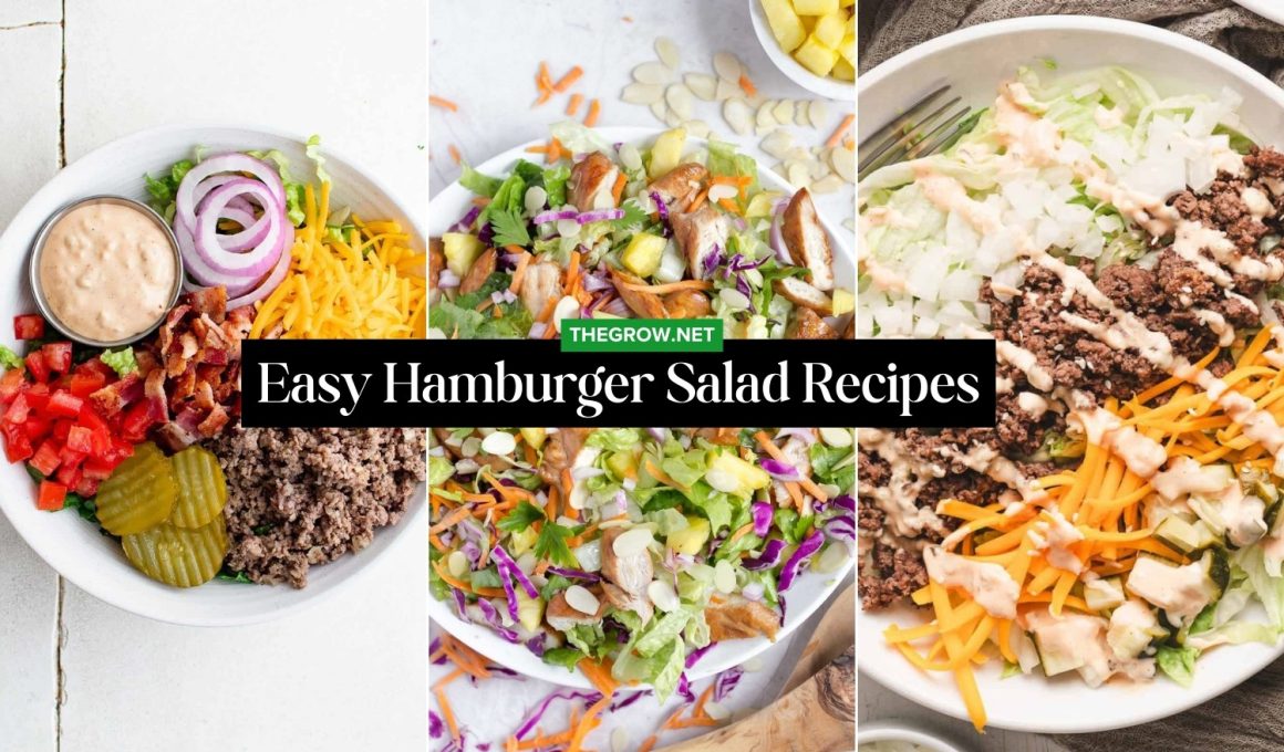 Easy Hamburger Salad Recipes
