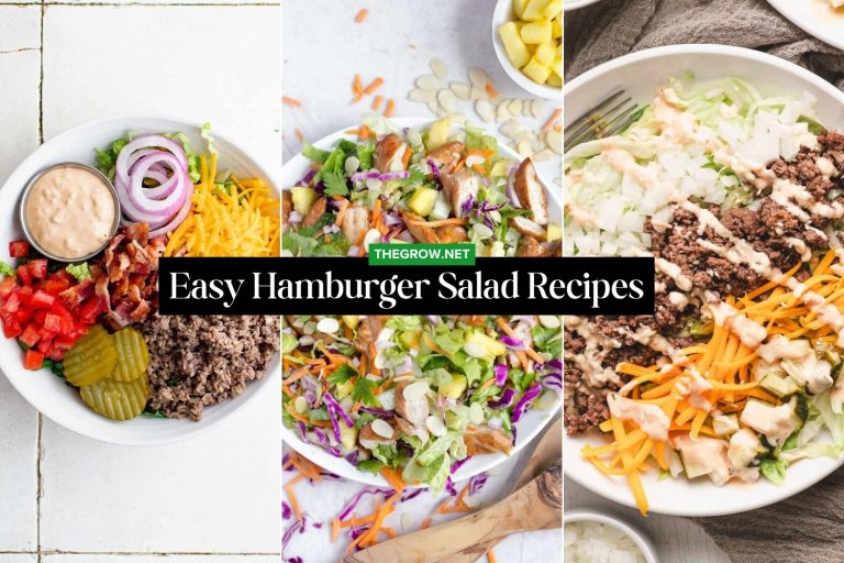 Easy Hamburger Salad Recipes