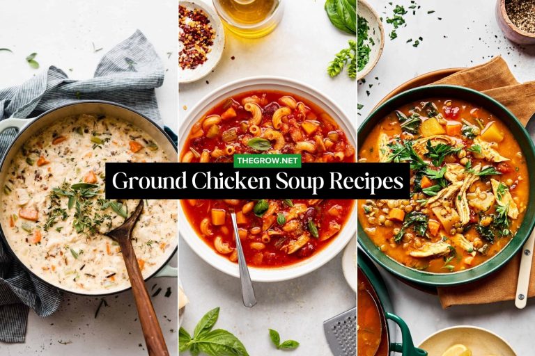 Ground Chicken Soup Recipes for Dinner